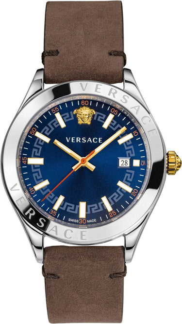 Versace Schweizer Herrenuhr Hellenyium silber 42mm VEVK002 20